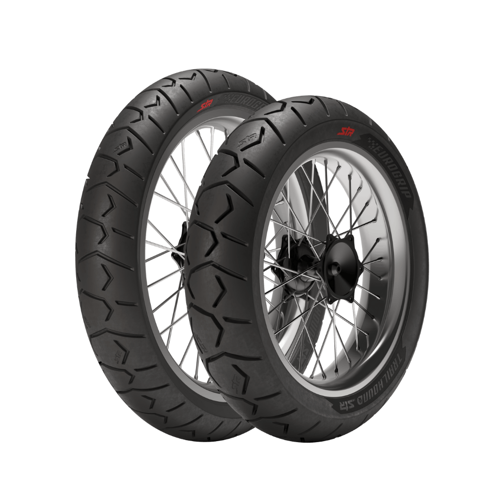 Gomme Nuove Eurogrip 120/70 R19 60V TRAILHOUND STR pneumatici nuovi Estivo